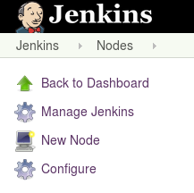 Declare a new Jenkins node.